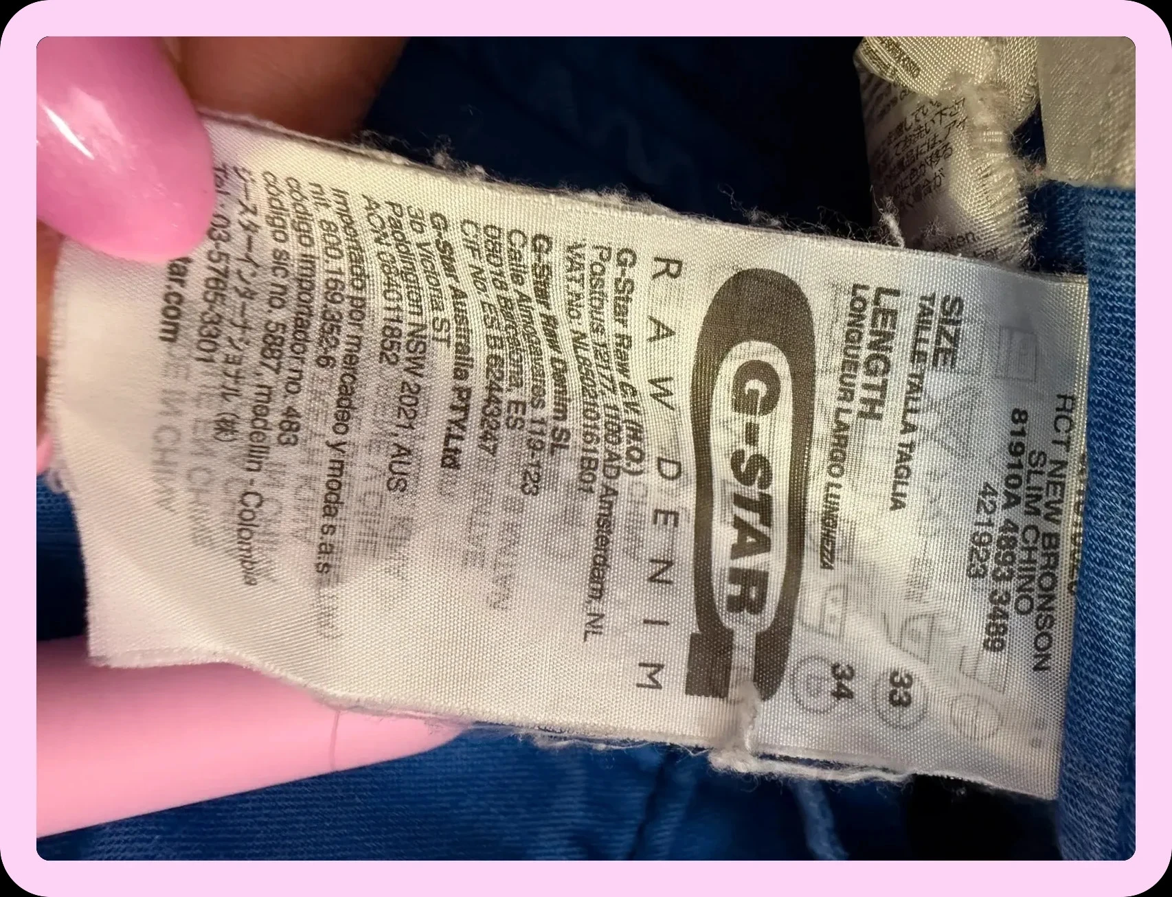 Herenshort G-Star RAW maat 33 schoon – photo 12